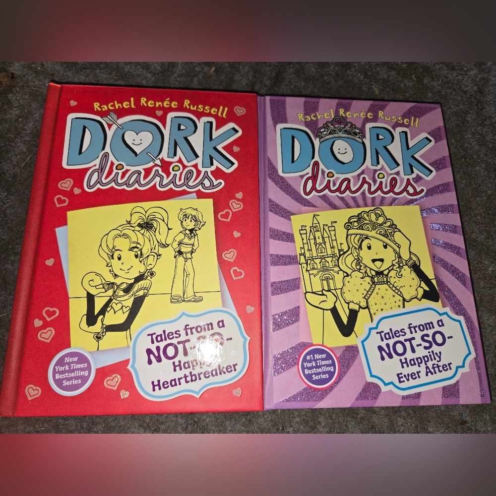 Dork Diaries By Rachel Russell Tales By A Not So Happy Heartbreaker X2 Hardcover